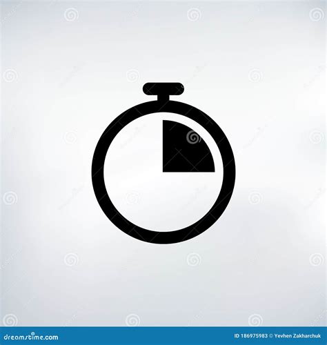 7 Seconds Countdown Timer Icon Set Time Interval Icons Stopwatch And