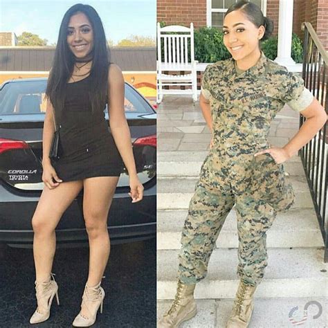 41 Professional Military Women In And Out Of Uniform Looking So Hot