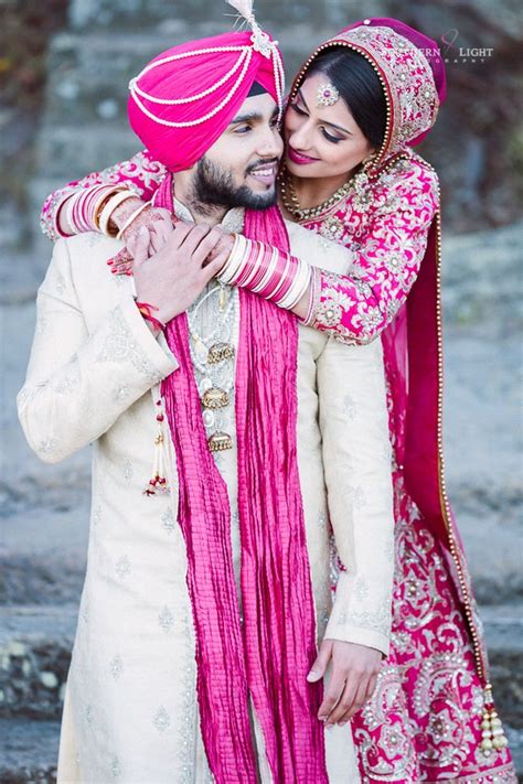 This Stylish Punjabi Wedding Allowed The Couples Class And Elegance
