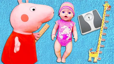 Peppa Pig Aprende A Medir A Su Bebé La Escuela De Mamá Vídeos De