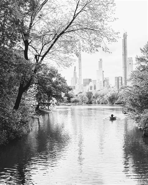 New York Black And White Photography Central Park Poster Etsy