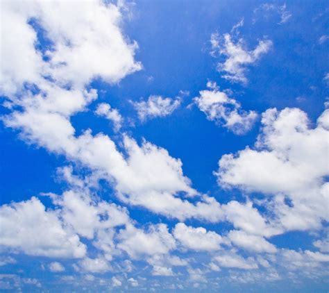 Blue Sky Backdrop White Cloud Printed Fabric Photography