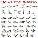 Photos of Different Fitness Exercises
