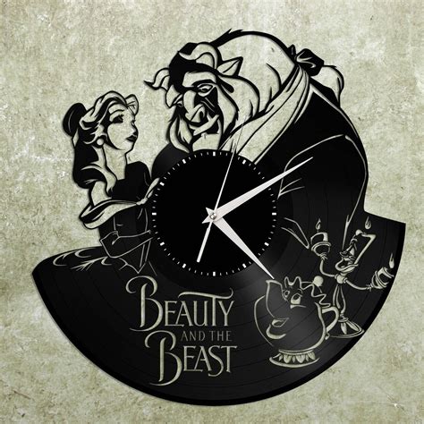 Beauty And The Beast Clock Disney Clock Beauty And The Beast