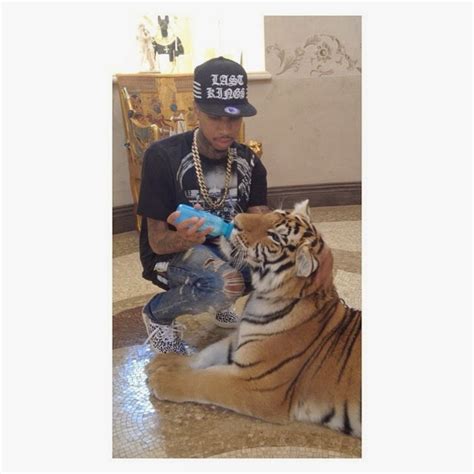 Entynas World Rapper Tyga Feeds His Carnivorous Pet