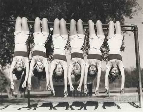 Showgirls Hanging From Monkey Bars Photograph By Everett Collection My Xxx Hot Girl
