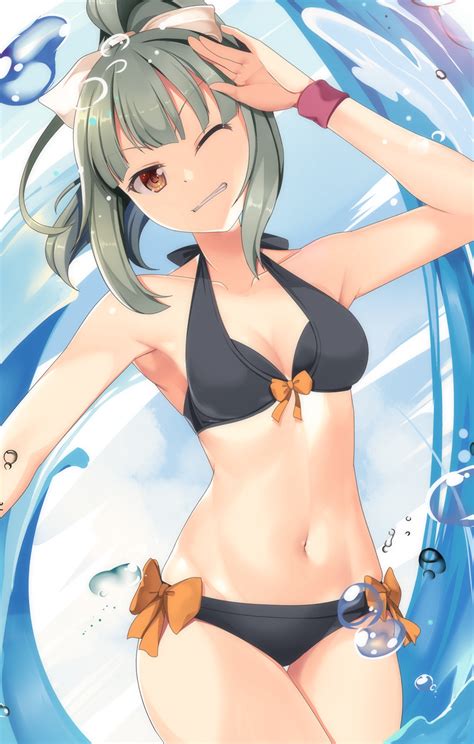 Yasume Yukito Yuubari Kancolle Yuubari Kai Ni Kancolle Kantai Collection Highres 1girl