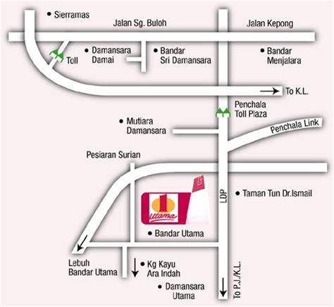 1 utama shopping mall, related objects. JUSCO 1 Utama Shopping Centre in Bandar Utama, Petaling ...