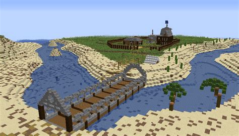 In addition to blocks, the environment features plants, mobs, and items. Download «The Kingdom Survival» (9 mb) map for Minecraft
