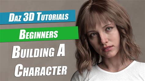 Daz 3d Beginners Tutorial Building A Character Youtube