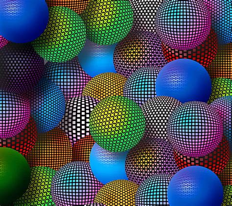 3d Balls Colorful Hd Wallpaper Peakpx