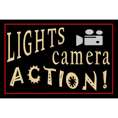 lights camera action one prints