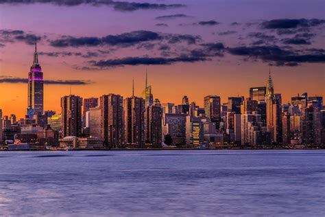 Sunset Lights New York City Manhattan Wallpaper 1920x1280 169628