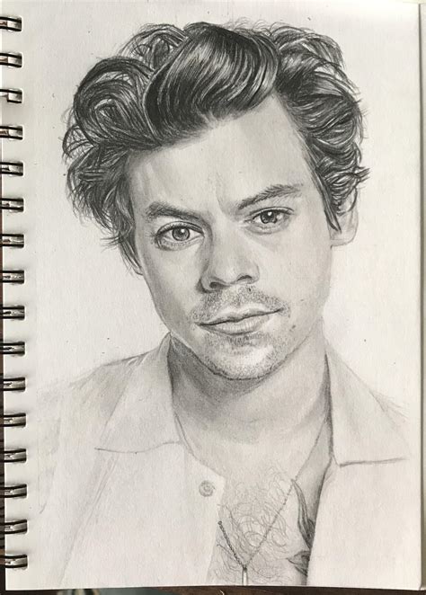 My Portrait Drawing Of Harry Rharrystyles