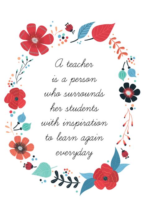 Inspired Teaching Thank You Card For Teacher Free Greetings
