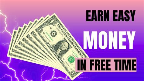 Make money in your spare time - YouTube