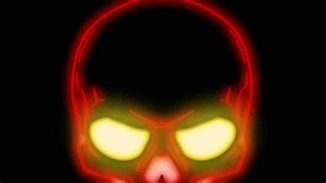 Code Art Scary Skull Animated Wallpaper Youtube