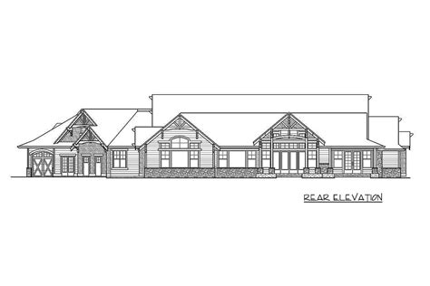 Amazing One Level Craftsman House Plan 23568jd Architectural