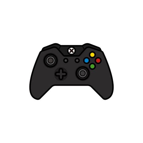 Black Controller Gamer Original Xbox One Icon Free