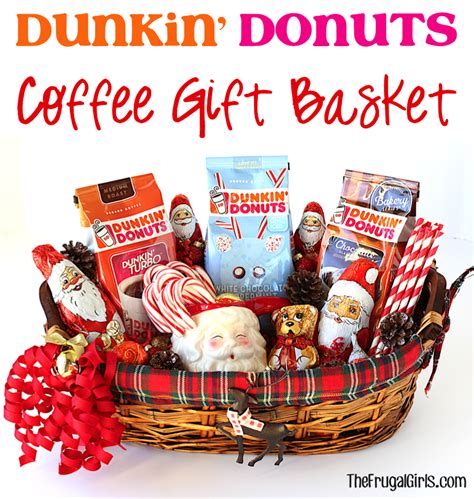 Sometimes all that coffee lovers miss underneath their christmas trees is a good coffee gift basket. Dunkin' Donuts Coffee Gift Basket! - The Frugal Girls