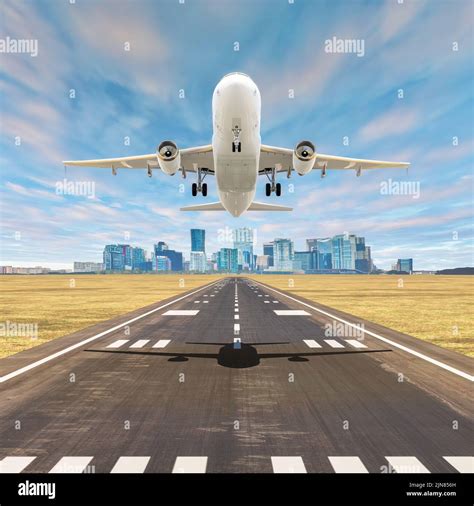 Airport Runway Airplane Plane City Hi Res Stock Photography And Images