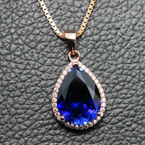 Sold Price Sapphire Necklace Pendant Invalid Date Aest