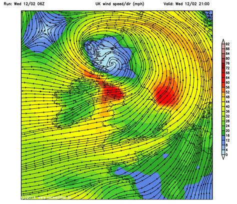 Windy Weather Maps Manchester Evening News