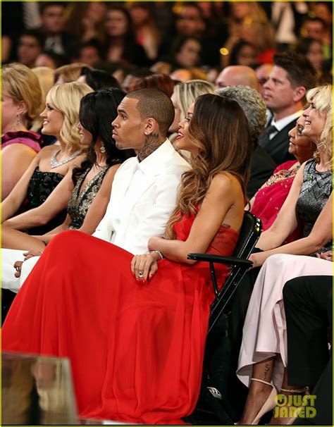 Rihanna And Chris Brown Grammys 2013 Seatmates Pics Photo 2809384 2013 Grammys Chris
