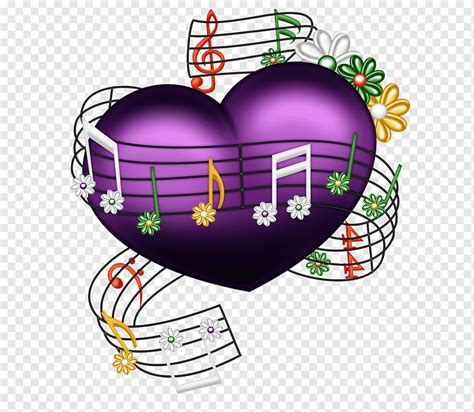 Amo La Música Púrpura Amor Guapo Png Pngwing