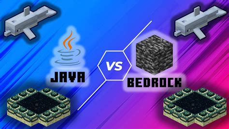 8 Important Differences Between Java And Bedrock In Minecraft Youtube