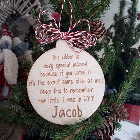 Ornament Personalized How Tall I Am Keepsake Christmas Crafts For