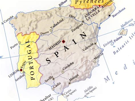 Iberian Peninsula Map Tripcompanion Tours