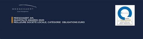 The above list is the currently available data of swift / bic codes of meeschaert asset management in france. meeschaert am récompensée pour sa gestion obligataire ...