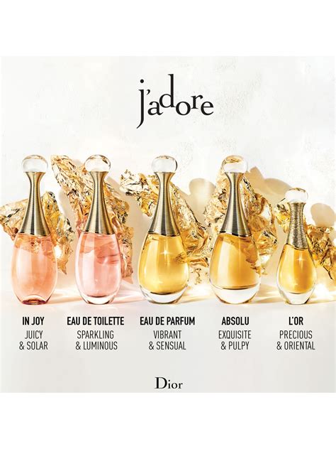 Dior Jadore Eau Lumière Eau De Toilette Perfume Dior Perfume Scents