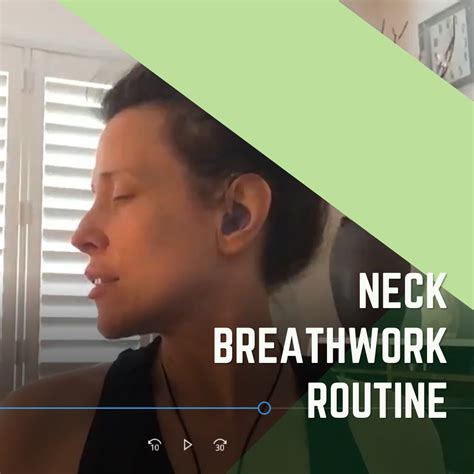 Breathwork Neck Routine Greensborough Remedial Massage