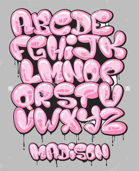 Image Result For Bubble Letter Graffiti Graffiti Alphabet Graffiti