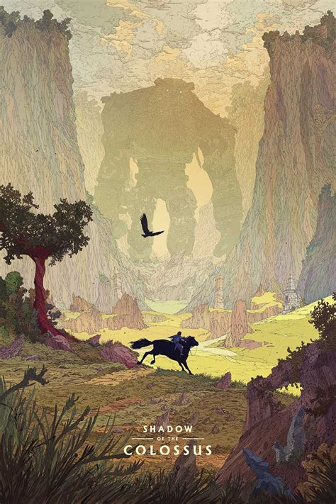 Official Limited Edition Art Print Of Shadow Of The Colossus By Artist