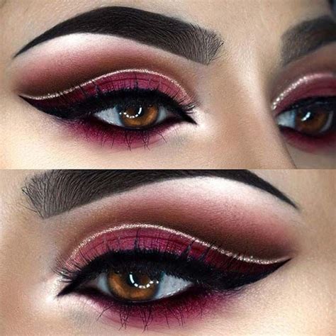 41 Stunning Fall Makeup Looks To Copy Asap Burgundy