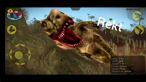 T Rex Stood No Chance Carnivores Dinosaur Hunter Youtube