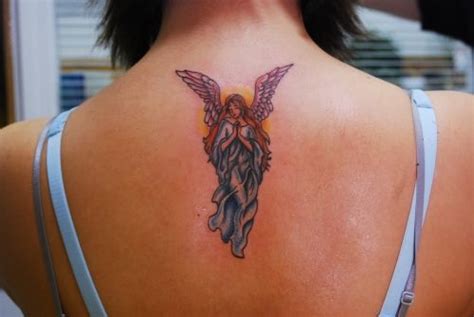 17 Best Female Guardian Angel Tattoo Images On Pinterest Guardian