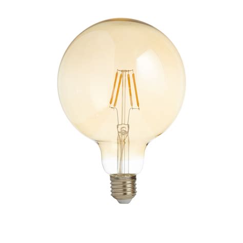 Searchlight Pl4547 6ww Pack 5 X Globe E27 Dimmable Filament Led Lamps