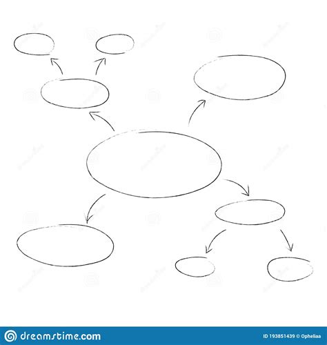 Graphic Diagram Organizational Chart Hand Drawn Of Mind Map Or Flow