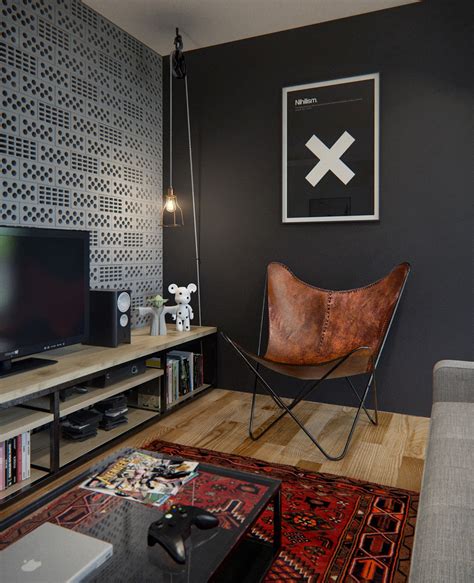 Your cinder block wall probably isn't your favorite architectural element, but it doesn't have to remain an eyesore. | cinder-block-wallInterior Design Ideas.