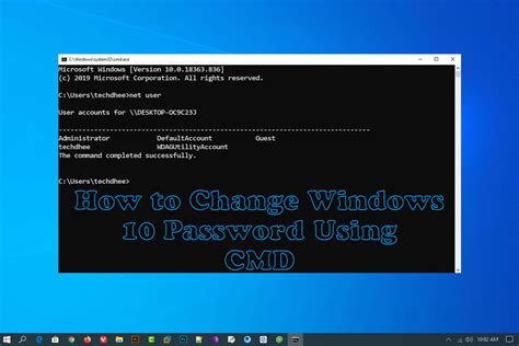 In case you are not well versed with computers or softwares then worry not. How to Change Windows 10 Password Using CMD | TECH DHEE