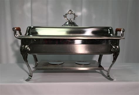 Chafing Dish 8qt. Shiny Chicago Rect. - Overstreet ...