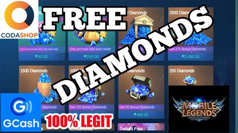 How To Get Free Diamonds In Mobile Legends Using Gcash And Codashop