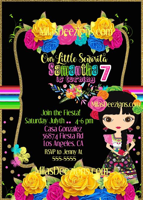 Mexican Fiesta Birthday Party Invitation See More Party Ideas At Hot Sex Picture
