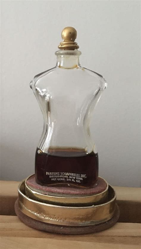 Vintage Schiaparelli Shocking Mannequin Torso Glass Perfume Etsy