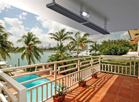 You can put this exterior infrared heater wherever you want, no matter if it is a wall or a ceiling. Zeus Radiant Patio Heaters efficient electric Outdoor Heating