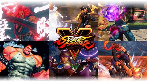 Street Fighter V All Season 2 Dlc Character Reveal Trailers Youtube
